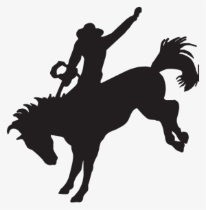 Cowboy Riding Horse Silhouette