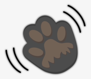 Black Labrador Emoji - Toe