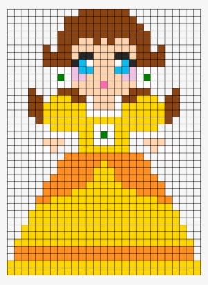 Princess Daisy Perler Perler Bead Pattern / Bead Sprite - Princess Daisy Perler Beads