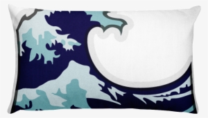 Emoji Bed Pillow - Iphone Wave Emoji