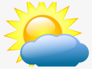 Weather Clipart Transparent - Partly Sunny Clip Art