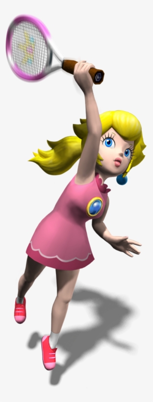 500px-peach Mpt Artwork - Peach Mario Power Tennis