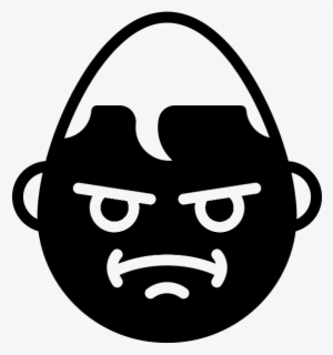 Angry Superman Emoji Rubber Stamp - Angry Cowboy Emoji