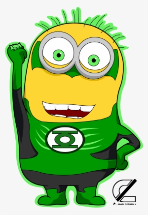Green Lantern Minion Despicable Me Minions Assembly - Minions Sticker