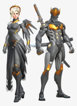 Mercy And Genji Skins - Overwatch League Skins Twitch