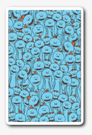 Mr Meeseeks Existence Is Pain  Rick And Morty Poster  Redwolf