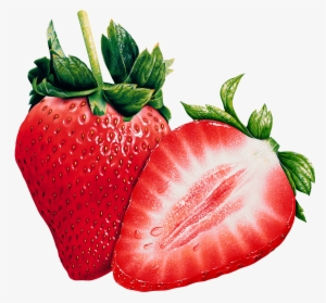 Open Strawberries - Strawberry Png