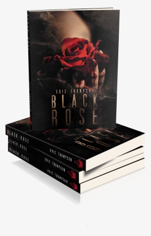 Black Rose 3d Bookstack - Black Rose Book