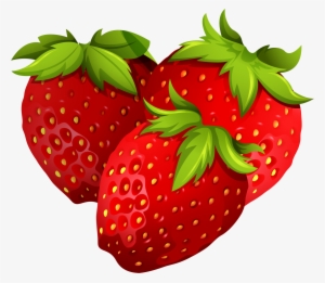 Strawberry Detailed Draw Png - Fruits Transparent Png Drawings