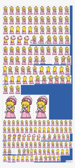 Click For Full Sized Image Princess Peach - Paper Mario Color Splash Peach