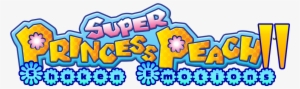Super Princess Peach Ii Logo - Super Princess Peach Logo