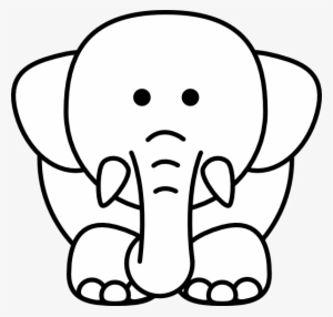 How To Set Use Cartoon Elephant Bw Svg Vector