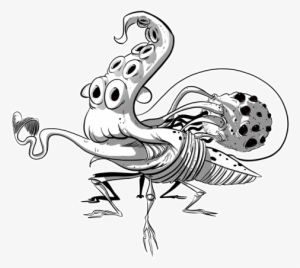 Drawn Tentacle Transparent - Pencil