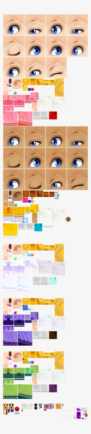 Click For Full Sized Image Princess Peach - Peach Smash Bros Sprites