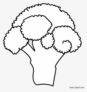 Free Black And White Brocolli Clip Art - Clip Art - 450x450 PNG ...