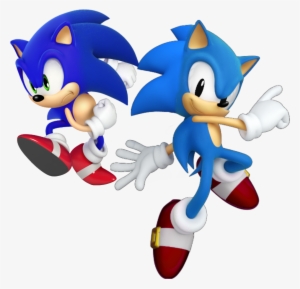 Modern And Classic Sonic But Seriously Cursed - Classic Sonic Modern Sonic
