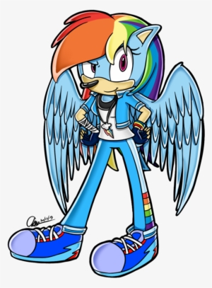 Rainbow Dash Sa Style By Mysteryart716 - Rainbow Dash Version Sonic Boom