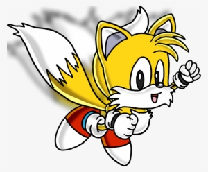 Clipart Black And White Stock Tails Flying By On Deviantart - Tails
