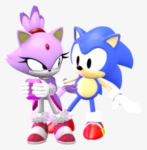 Sonic Rush Sonic Forces Sonic And The Secret Rings - Classic Sonic And Blaze
