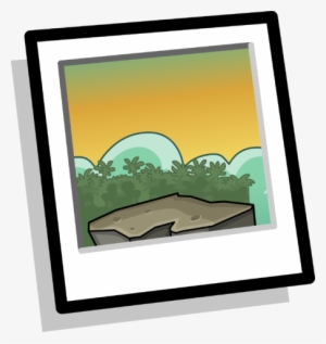 Cliff Lookout Background Icon - Picture Frame