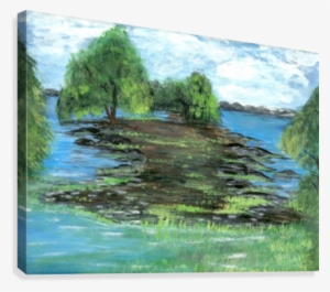 Secluded Path Canvas Print - Painting