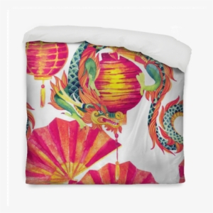 Chinese Dragon Watercolor Seamless Pattern - Arte Da Guerra - O Tratado Militar Mais Antigo Do Mundo