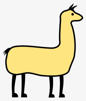 Big Image - Clipart Of A Llama