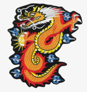 1277 Dragon Patch 11"h - Illustration
