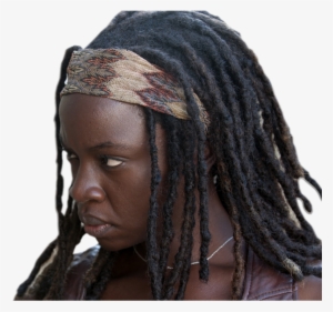 Drawing Dreadlocks Michonne - Michonne Walking Dead Side View