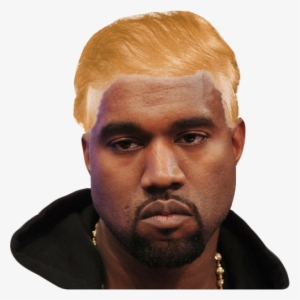 Kanyewest Kanye Trump Wig Ftestickers Freetoedit - Kanye West Really