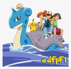 Ash , Misty, Tracey Y Pokemon (01) By Adfpf1 - Misty Ash Brock Tracey