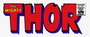 Thor Vol 1 Logo - Mighty Thor Comic Logo