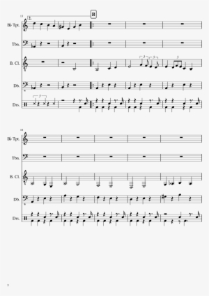 Menu Theme Sheet Music Composed By Analogik 2 Of 6 - Battleblock Theater Sheet Music Intro