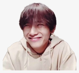 V Derp Face Bts Bangtan Korea South Tae Taehyung Freeto - Bts Taehyung Meme Face