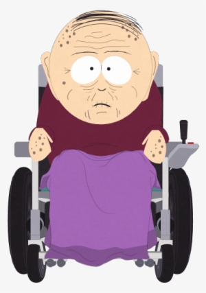 Marsh Family Grandpa Marsh W Purple Blanket - South Park