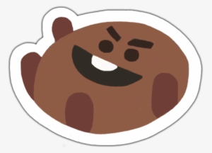 Deviantart Is The World's Largest Online Social Community - Bt21 Shooky Sticker Png