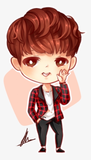 Fanart Of Rapmon From Bts Continues Crying - Bts Chibi War Of Hormones