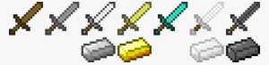 Minecraft Swords By Kriss - Minecraft Swords In Order