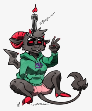 Jpg Royalty Free Stock Baephomet Hashtag On Twitter - Cartoon