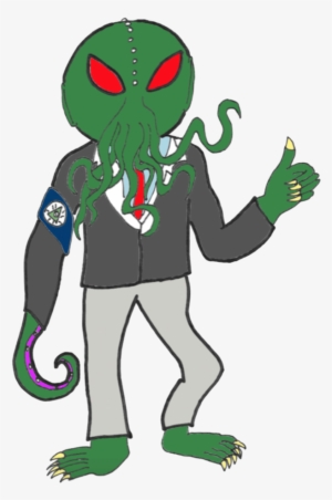 Cthulhu Illuminati By Rcherder On Deviantart Graphic - Cthulhu Cartoon Png