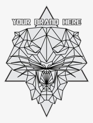 Geometric Tiger, Geometric, Tiger, Brand Png And Vector - Portable Network Graphics