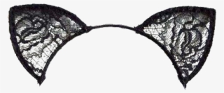 Ears Catwoman Girly Black - Cat Ears Headband Png