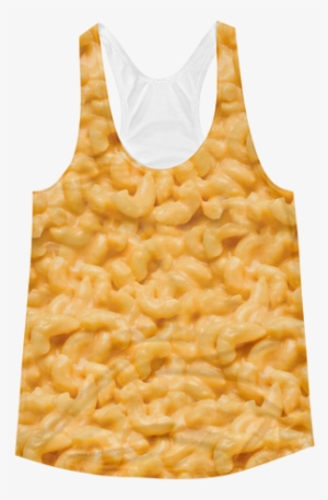 Women's Mac N Cheese All Over Tank Top - Macaroni And Cheese