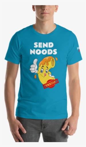 Send Noods Mac N Cheese Shirt - T Shirt Pocket Mockup