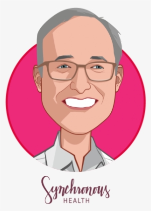 Main Caricature Of Guy Barnard, Ma, Mba, Who Is Speaking - Synchronous Health, Inc.