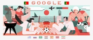 Show Headers - Google Logo World Cup 2018 Day 2