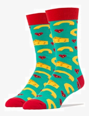 Men's Mac 'n Cheese Love Socks - Mens Mac And Cheese Socks