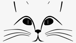 Clip Art Freeuse Download Ears Coloring Page Drawing - Cat Drawing Outline Face