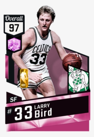 '86 Larry Bird Pinkdiamond Card - 99 Steph Curry 2k17