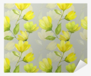 Floral Seamless Pattern Watercolor - Watercolor Painting